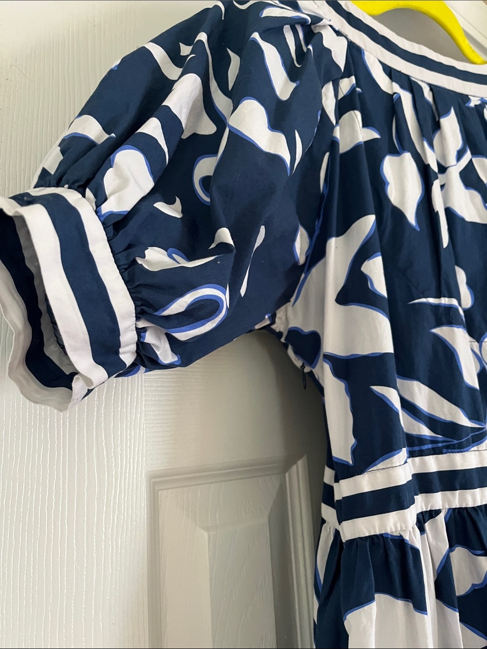 Gretchen Scott Blue White Floral Maxi Dress - Picture 3 of 12